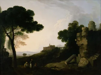 Landscape of Tivoli, Capriccio