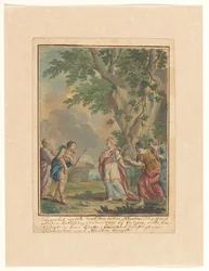 Telemachus and Mentor Arrive at the Nymph Calypso (Telemachus Series)
