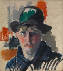 Self Portrait with Green Hat