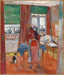 Woman Ironing