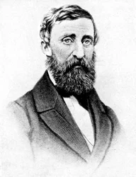 Henry David Thoreau, American nature writer, 1923