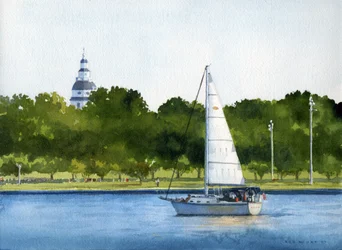 Sailing on the Severn, 2007