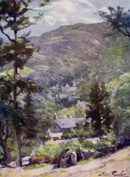 Distant View of Bettws-y-Coed
