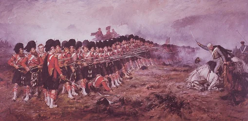 The Thin Red Line, the 93rd Highlanders at the Battle of Balaklava in 1854