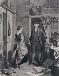 The Antiquary and Lovel Entering the Sanctum