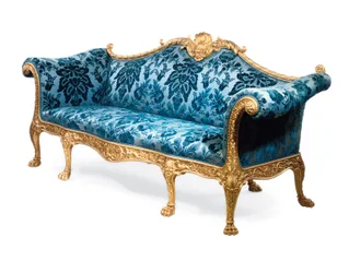 A George III giltwood sofa