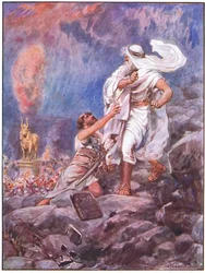 Moses Destroys the Golden Calf