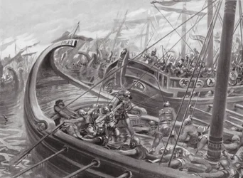 The Phocaean Fleet defeats the Carthaginians
