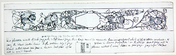 Design for endpapers, c.1895