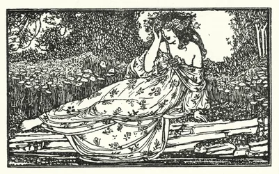 Illustration for Poems by John Keats: Fragment of an Ode to Maia