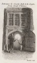 Entrance to Crosby Hall and Its Crypts from Great St Helens