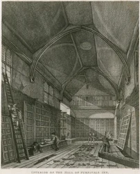 Interior of the Hall of Furnival