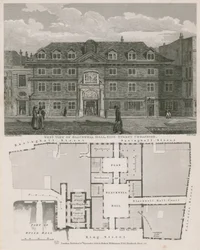 West View of Blackwell Hall, King Street, Cheapside