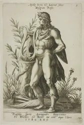 Apollo, plate 5 from Parnassus Biceps