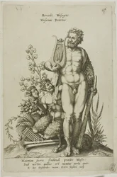 Hercules, plate 16 from Parnassus Biceps
