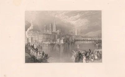 Rouen, looking up the river