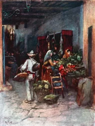 Fruit and Vegetable Stalls, Pisa