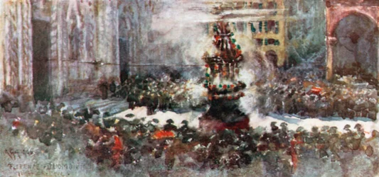 The Scoppio del Carro, or Feast of the Dove on Easter Even