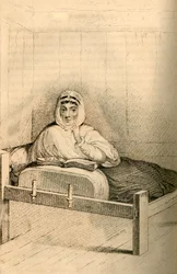 Ann Moore, the fasting woman of Tutbury, 1822.