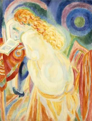 Female Nude Reading