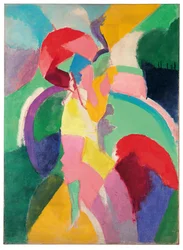 Woman with Umbrella or The Parisian