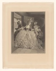 The Farewell (series: Costume Prints of the Late Eighteenth Century)