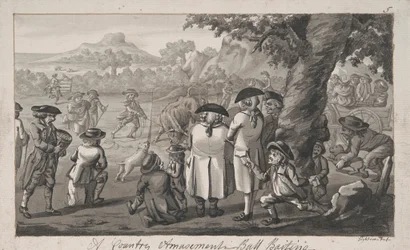 A Country Amusement - Bull Baiting