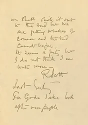 Facsimile of Message to the Public, 29 March 1912, 1913