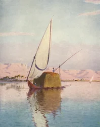 A Tibbin Boat on the Nile