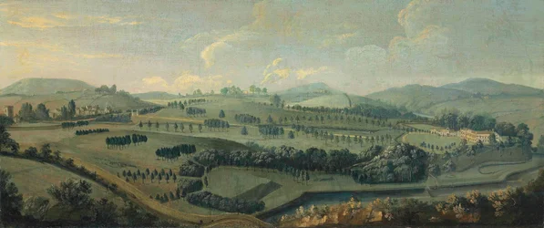 A View of Gisburne Park, Yorkshire, and the Park