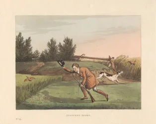 Shooting: Set of Six with Title-Page and Printed Wrapper: Sporting Miseries, or Six Red Letter Days in the Country