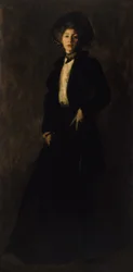 Young Woman in Black