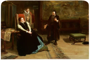 The Conference Between Mary, Queen of Scots and John Knox at Holyrood Palace