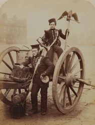 Trumpeters Gritten and Lang, Royal Artillery, 1856