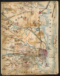 Map of Alexandria, Virginia