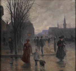 Rainy Evening on Hennepin Avenue