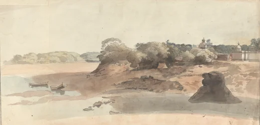 Buildings by a River