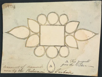 Diamond Ornament Worn by the Peshwa in His Turban