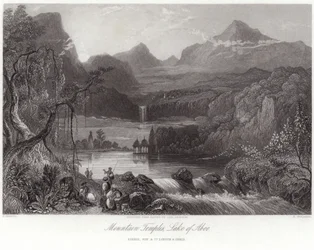 Mountain Temples on the Lake of Aboo
