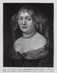 Madame de Sevigne, French Writer (engraving)