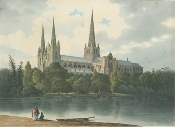 Lichfield Cathedral - South West View