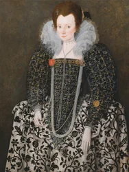 Portrait of a Woman, Traditionally Identified as Mary Clopton, of Kentwell Hall, Suffolk