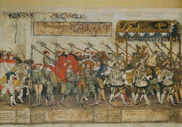 Cavalcade Celebrating the Coronation of Emperor Karl V in Bologna