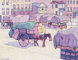Hay Carts, Cumberland Market