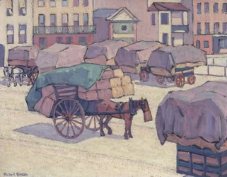 Hay Carts, Cumberland Market