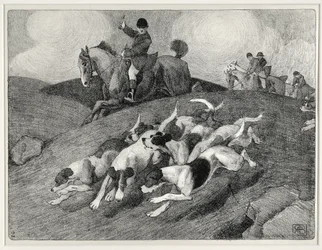 Hunting scene