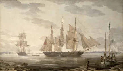 Ships in Harbour, 1805