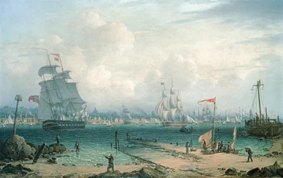 View of Liverpool, from Cheshire