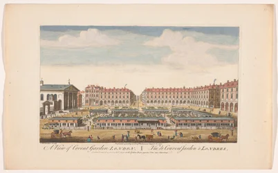 View of Covent Garden Market in London