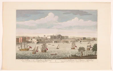 View of Fort William in Calcutta
